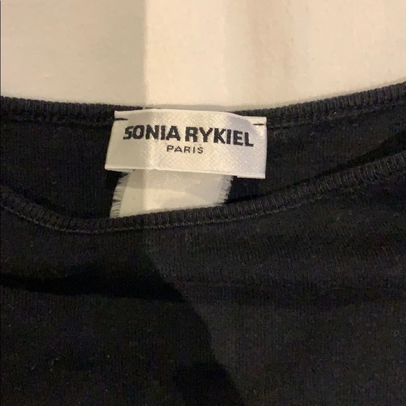 Top Manches Longues SONIA RYKIEL - Couleur Ivoire - Coton - Occasion Très Bon état